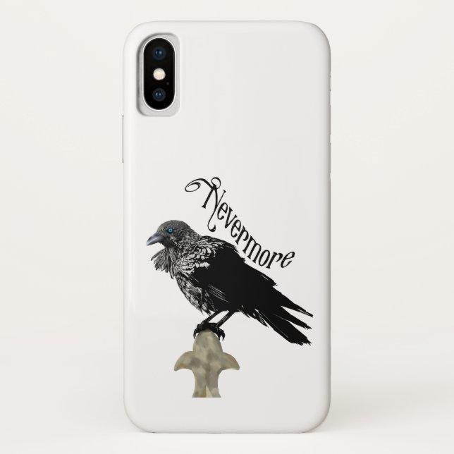 Funda De Case-Mate Para iPhone Nevermore Raven (Reverso)