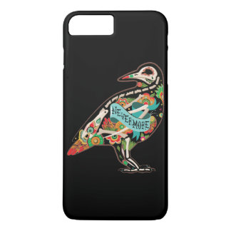 Funda Para iPhone 8 Plus/7 Plus Nevermore Sugar Skull Raven