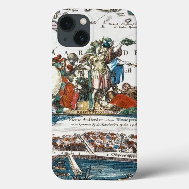 FUNDA DE Case-Mate PARA iPhone NEW AMSTERDAM, 1673 (Reverso)