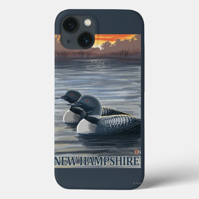 Funda De Case-Mate Para iPhone New Hampshire Common Loon (Reverso)