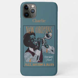 Funda Para iPhone 11 Pro Max New Orleans Music casos de teléfono con nombres pe