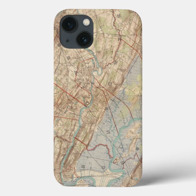 Funda De Case-Mate Para iPhone Newark y Paterson, New Jersey (Reverso)