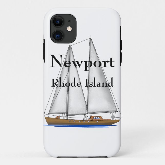 Funda De Case-Mate Para iPhone Newport Rhode Island (Reverso)
