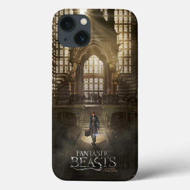 Funda De Case-Mate Para iPhone NEWT SCAMANDER™ en la sede de MACUSA™ (Reverso)