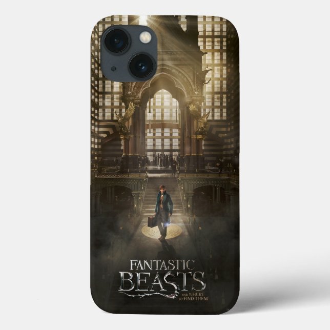 Funda De Case-Mate Para iPhone NEWT SCAMANDER™ en la sede de MACUSA™ (Reverso)