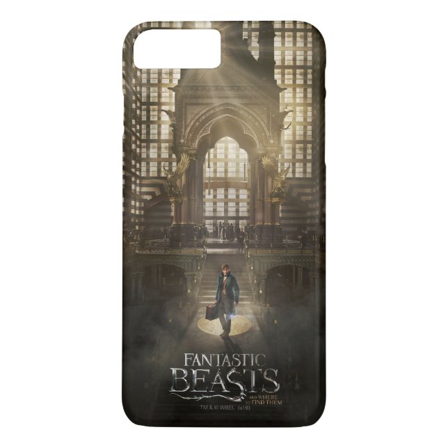 Funda De Case-Mate Para iPhone NEWT SCAMANDER™ en la sede de MACUSA™ (Reverso)
