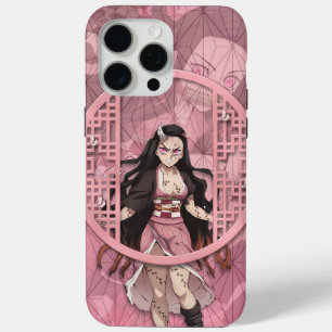 Funda Para iPhone 15 Pro Max Nezuko Kamado Oni