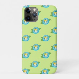 Funda Para iPhone 11 Pro Nidos de Pájaro Azul Huevos Coloridos Hojas Verdes