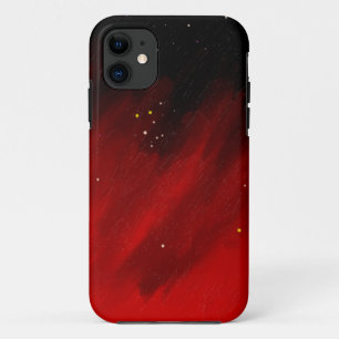 Funda Para iPhone 11 Niebla roja del espacio