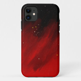 Funda Para iPhone 11 Niebla roja del espacio