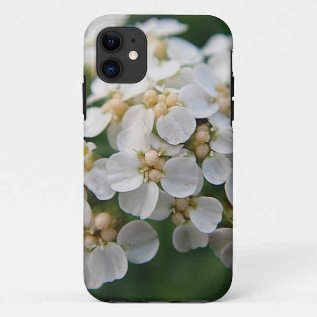 Funda De Case-Mate Para iPhone Niedliche weisse Blüten (Reverso)