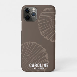 Funda Para iPhone 11 Pro Nieta costera náutica neutra concha marina