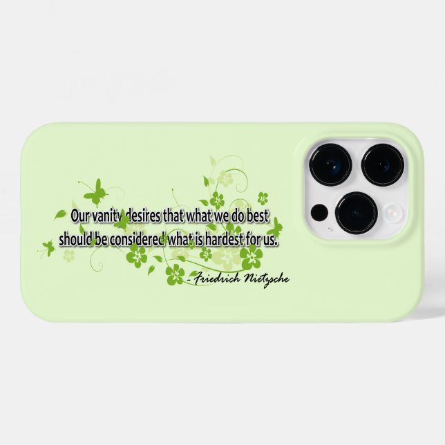 Funda De Case-Mate Para iPhone Nietzsche (Reverso (Horizontal))
