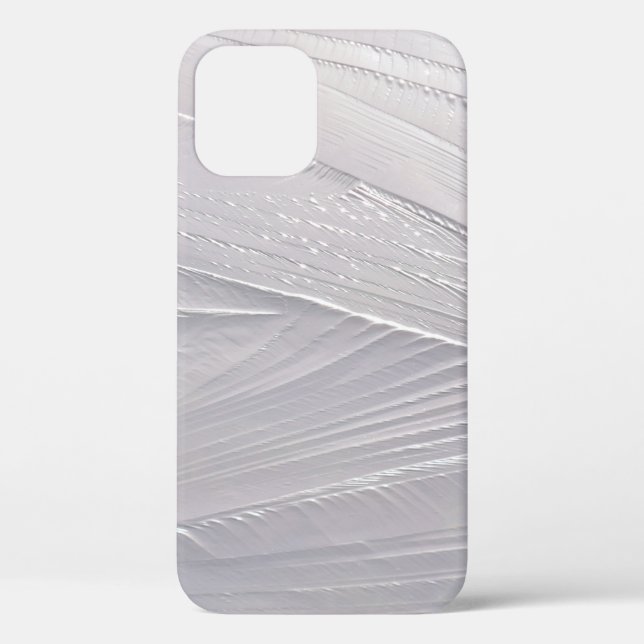Funda De Case-Mate Para iPhone Nieve blanca helada en invierno (Reverso )