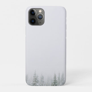 Funda Para iPhone 11 Pro Nieve brillante negra y blanca