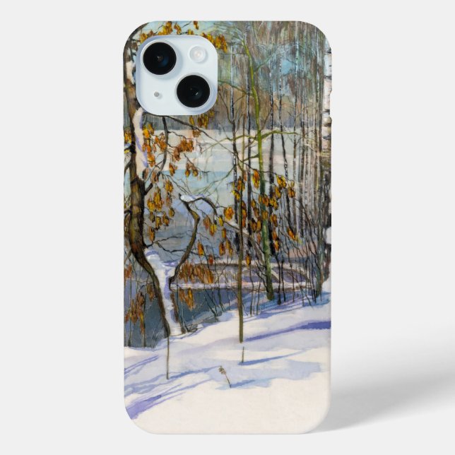 Funda De Case-Mate Para iPhone Nieve caída (Reverso )