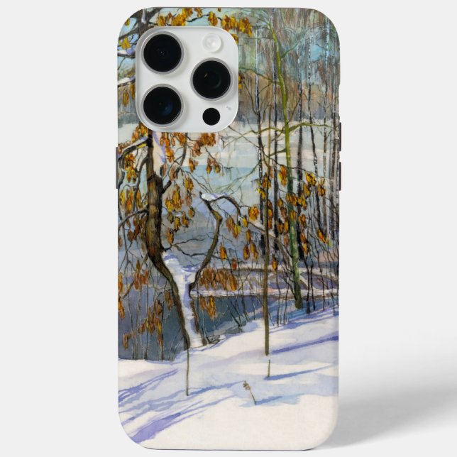 Funda De Case-Mate Para iPhone Nieve caída (Reverso )
