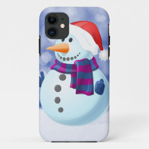 Funda Para iPhone 11 Nieve navideña en invierno de invierno
