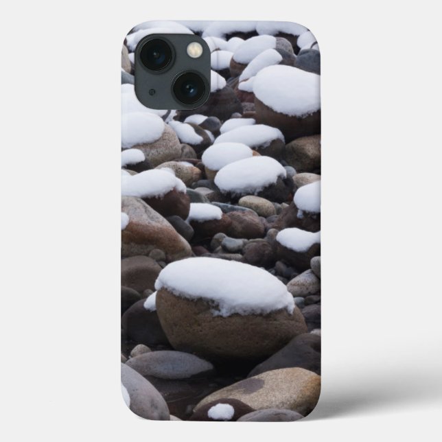 Funda De Case-Mate Para iPhone Nieve y rocas, Parque Nacional Mt. Rainier (Reverso)