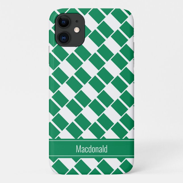 Funda De Case-Mate Para iPhone NIGERIA FLAG Personalizado Patriótico Nigeriano (Reverso)