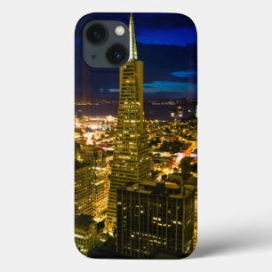 Funda Para iPhone 13 Night view of San Francisco.