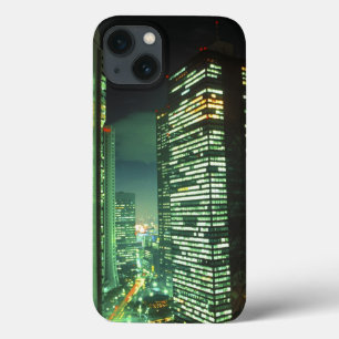 Funda Para iPhone 13 Nightscape, Shinjuku, Tokyo, Japan