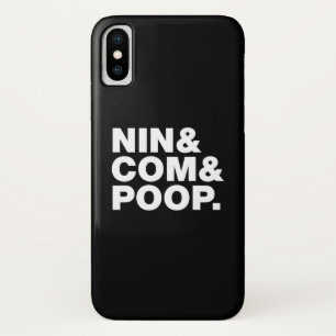 FUNDA PARA iPhone X NIN & COM & POOP.