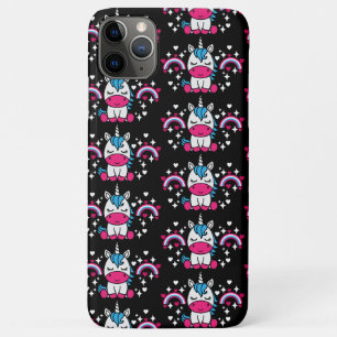 Funda Para iPhone 11 Pro Max Niñas Unicornio Poni