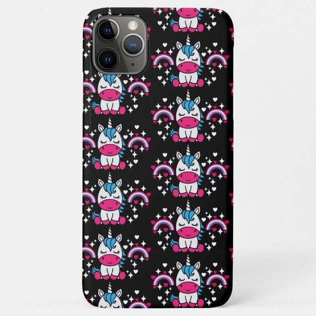 Funda De Case-Mate Para iPhone Niñas Unicornio Poni (Reverso)