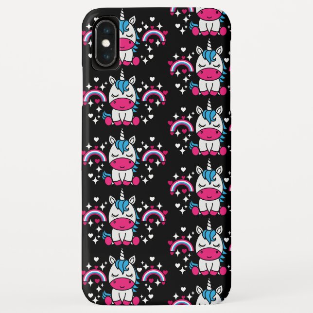 Funda De Case-Mate Para iPhone Niñas Unicornio Poni (Reverso)