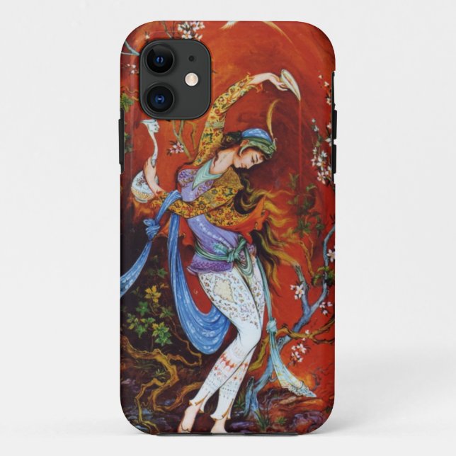 Funda De Case-Mate Para iPhone Ninfa bailando en miniatura persa (Reverso)