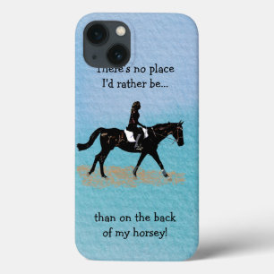 Funda Para iPhone 13 Ningún lugar que prefiera ser - Caballo ecuestre