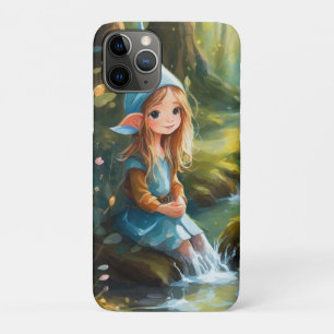 Funda Para iPhone 11 Pro Niñito lindo en el río