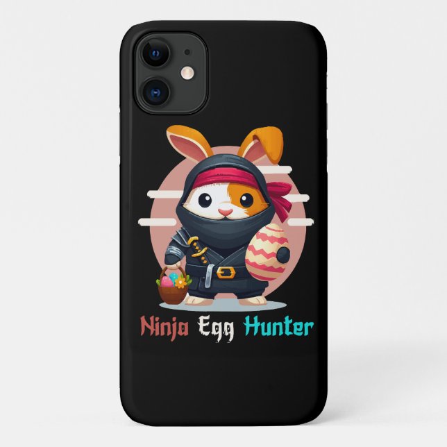 Funda De Case-Mate Para iPhone Ninja Egg Hunter (Reverso)