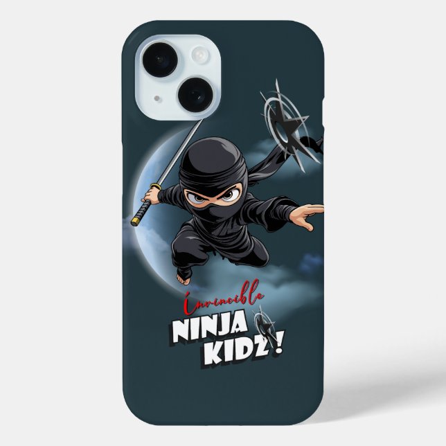 Funda De Case-Mate Para iPhone Ninja Kidz Invencibles | (Reverso )
