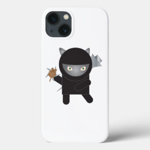 Funda Para iPhone 13 Ninja Kitty