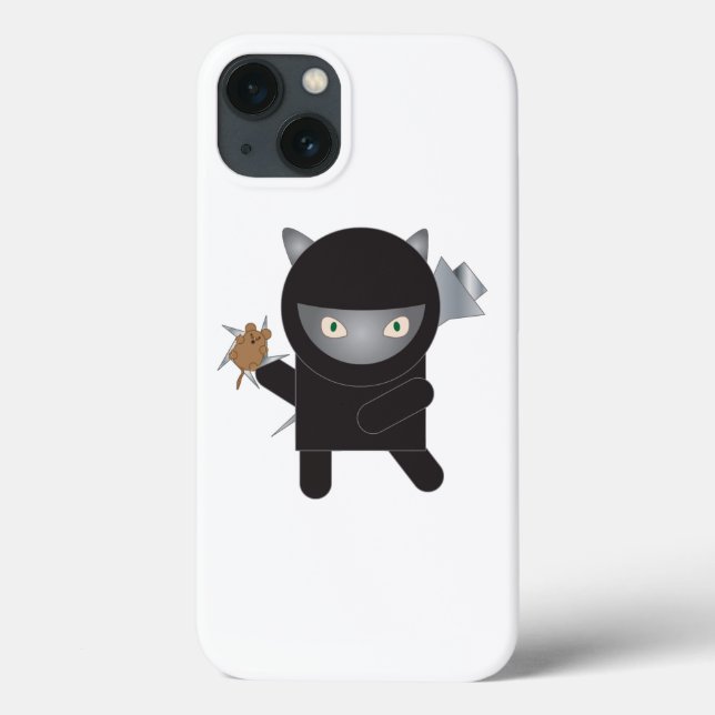 Funda De Case-Mate Para iPhone Ninja Kitty (Reverso)