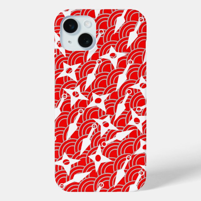 Funda De Case-Mate Para iPhone Ninja Shuriken y Kunai Design (Reverso )