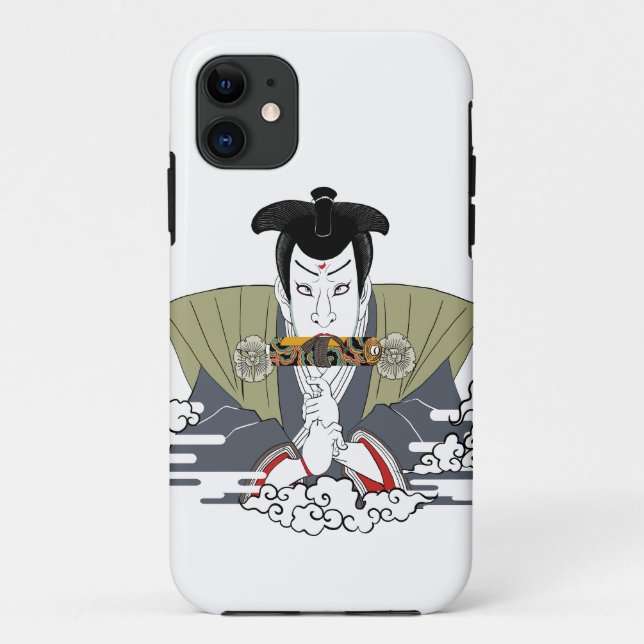 Funda De Case-Mate Para iPhone Ninja Ukiyo-e Art (Reverso)