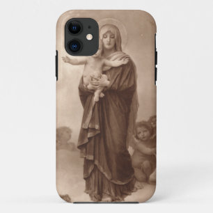 Funda Para iPhone 11 Niño Jesús y Madre María