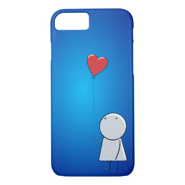 Funda De Case-Mate Para iPhone Niño y globo (Reverso)