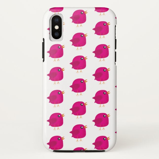Funda De Case-Mate Para iPhone Niños adorables pájaros (Reverso)