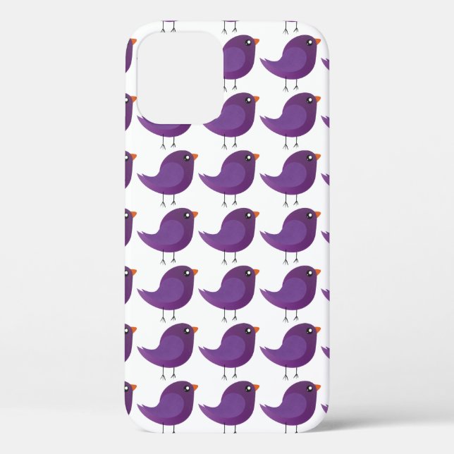 Funda De Case-Mate Para iPhone Niños adorables pájaros (Reverso )
