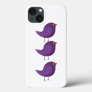 Funda Para iPhone 13 Niños adorables pájaros