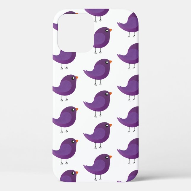 Funda De Case-Mate Para iPhone Niños adorables pájaros (Reverso )