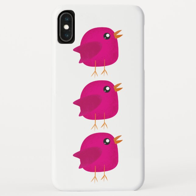 Funda De Case-Mate Para iPhone Niños adorables pájaros (Reverso)