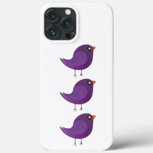 Funda Para iPhone 13 Pro Max Niños adorables pájaros