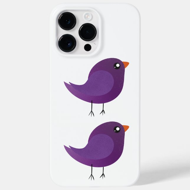 Funda De Case-Mate Para iPhone Niños adorables pájaros (Reverso)