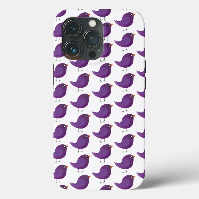 Funda De Case-Mate Para iPhone Niños adorables pájaros (Reverso )