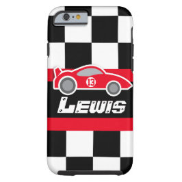 Funda Para iPhone 14 De Case-Mate Niños carreras de coches de deportes rojos llamado